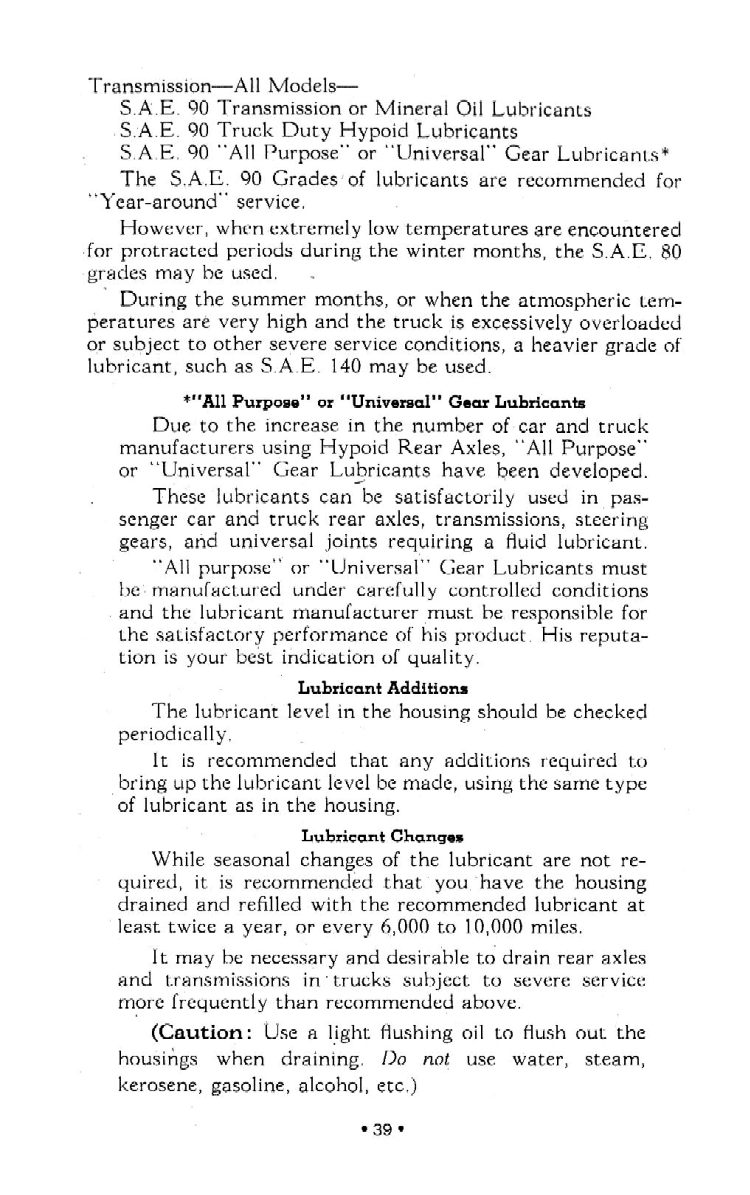 1942 Chevrolet Truck Owners Manual Page 2